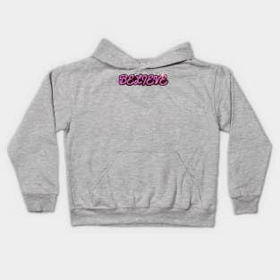 Believe Sequin Design Kids Hoodie